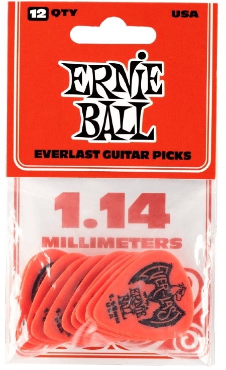 Se Ernie Ball EB-9194 Everlast 1.14-Red,12pk hos Allround Musik